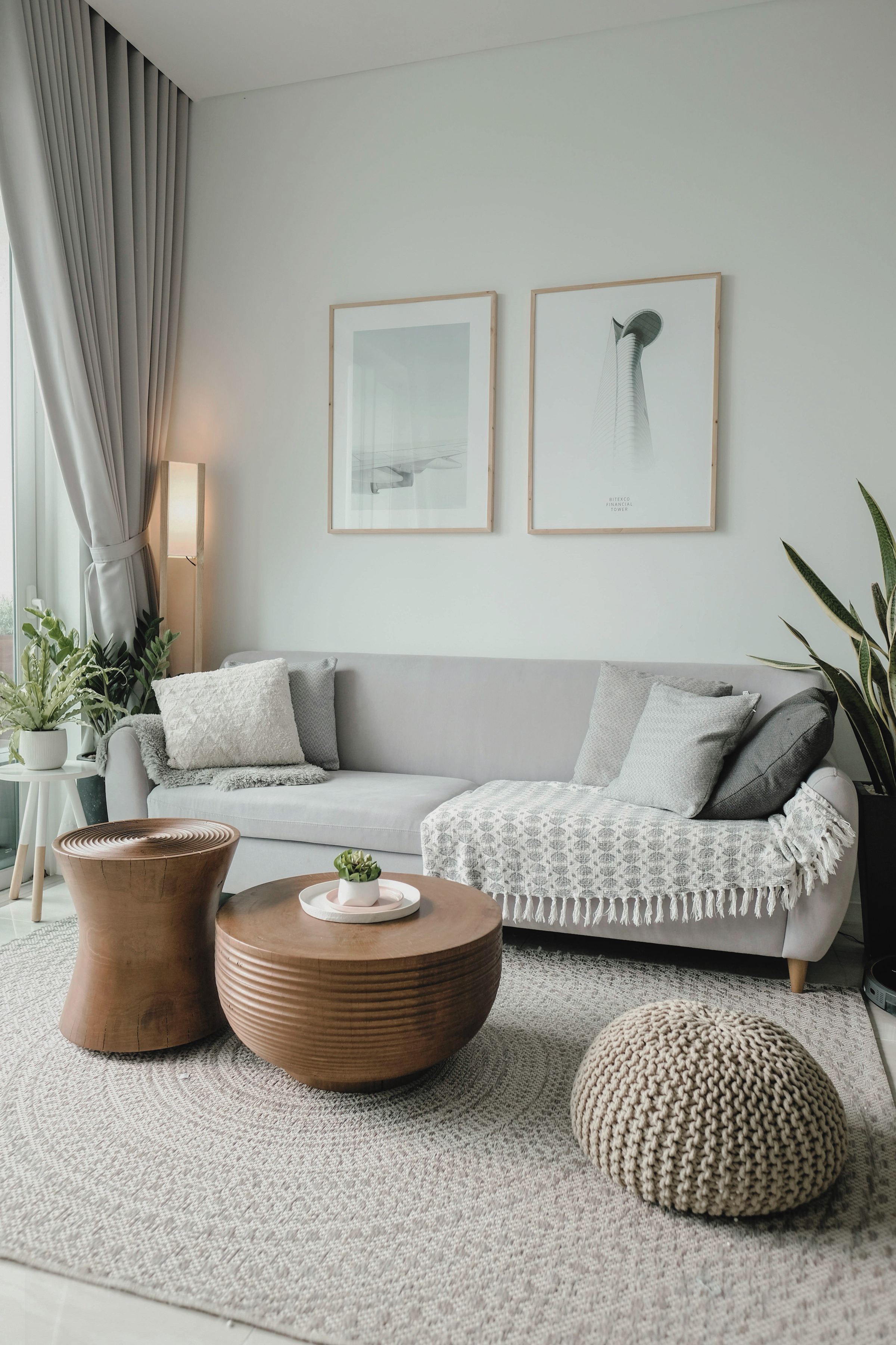 Styled holiday rental interior prepared for guests